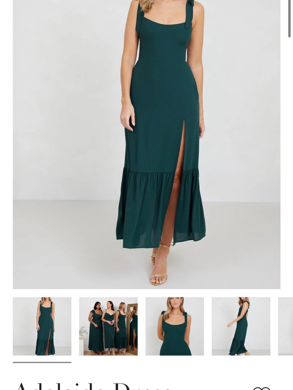 Park and fifth Adelaide dress in black